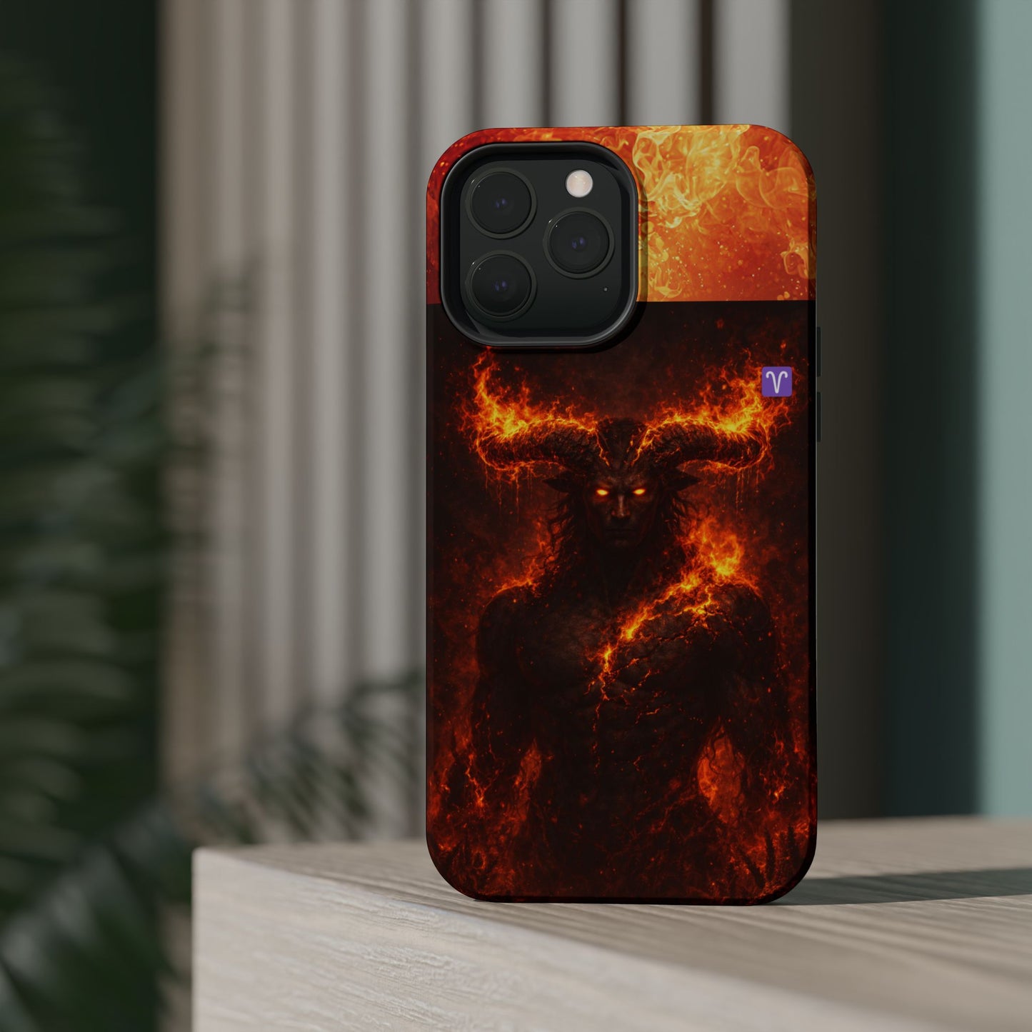 "Funda Magnética Reforzada ♈ Aries — Espíritu de fuego"