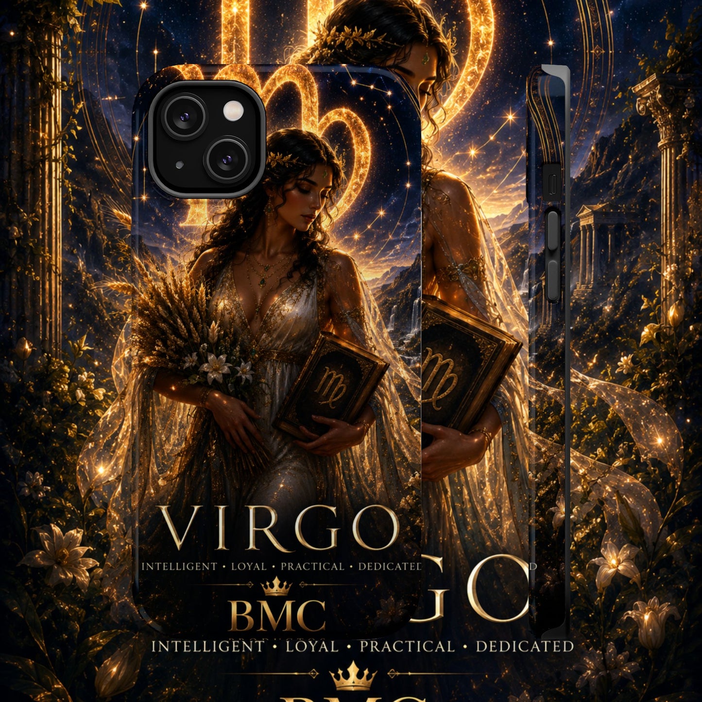 "Funda Magnética Reforzada ♍ Virgo-La Guardiana del Conocimiento"