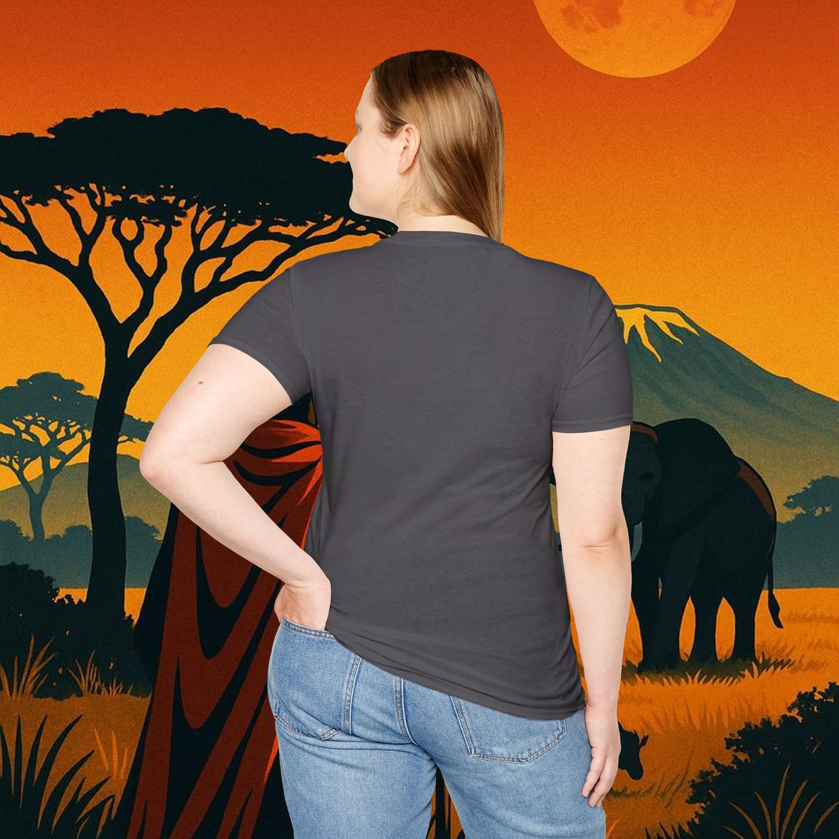 "Camiseta Kenia: Aventura Salvaje y Tierra de Horizontes Infinitos 🦁🌄🏕️"