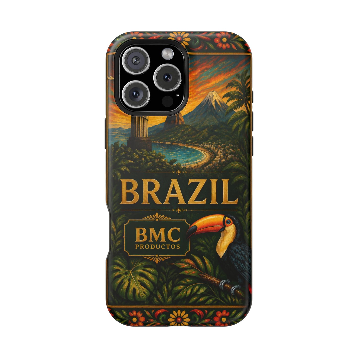 "Funda Magnética Reforzada Magnética Reforzada Brasil: Ritmo, Naturaleza y Alegría Infinita 🎶🌴🏖️"