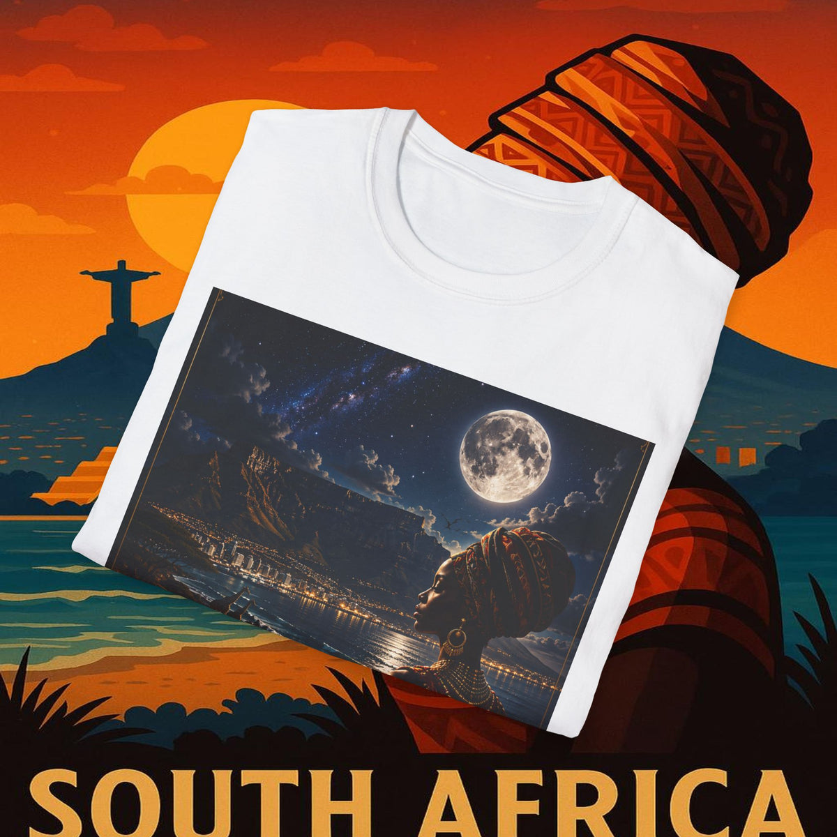 "Camiseta Sudáfrica 🌍 – Un mundo de aventuras y diversidad"