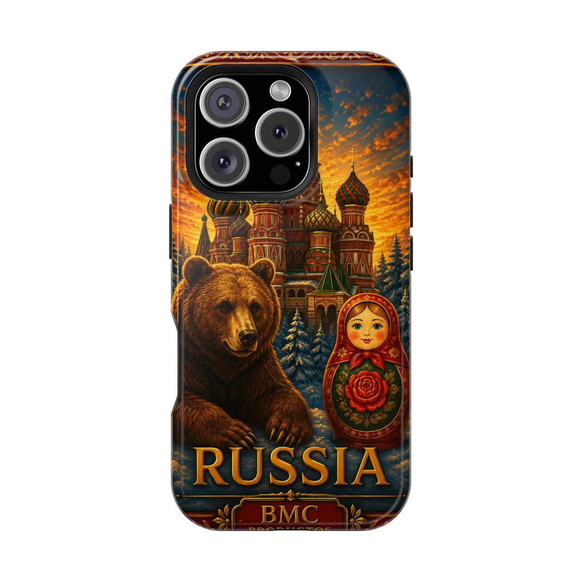 "Reinforced Magnetic Case Russia❄️ – Land of history, mystery, and grandeur"