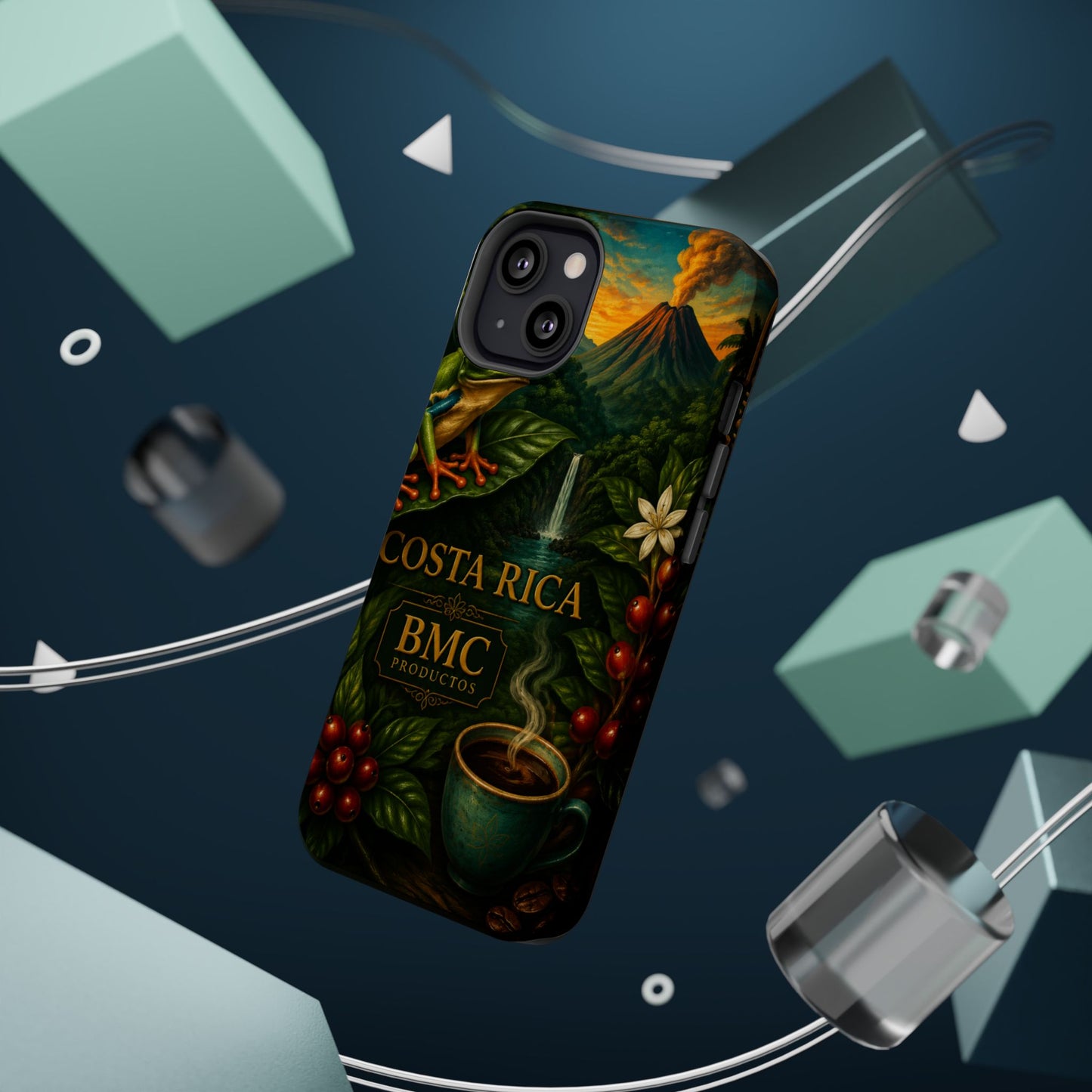 "Funda Magnética Reforzada Magnética Reforzada Costa Rica: Pura Vida entre Volcanes y Selvas 🌋🌴🦜"