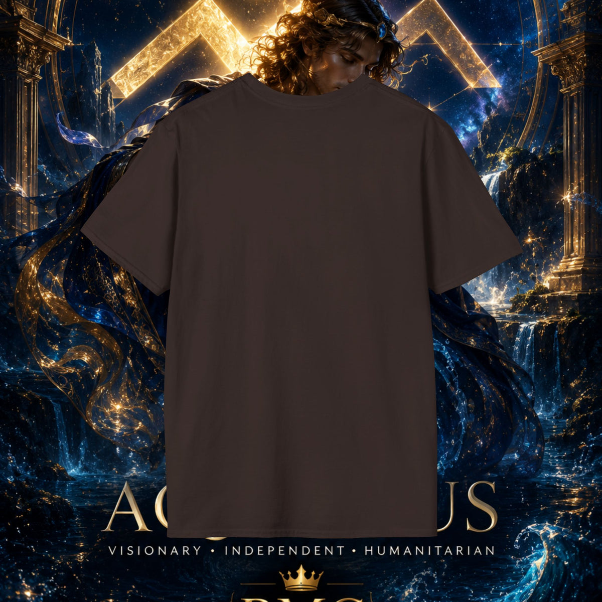 "Camiseta ♒ ACUARIO – El Visionario del Cielo y el Agua"