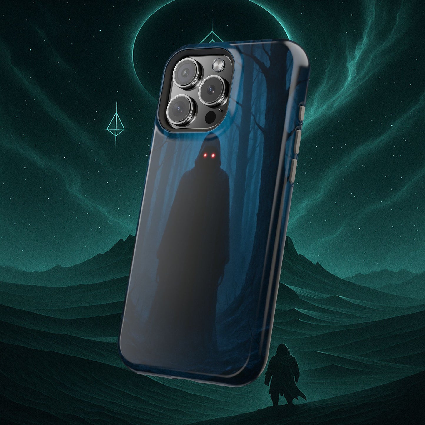 "Funda Magnética Reforzada🖤 El Vigía del Bosque Oscuro"