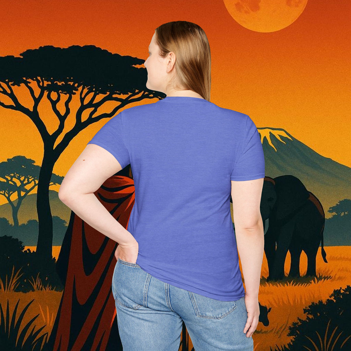 "Camiseta Kenia: Aventura Salvaje y Tierra de Horizontes Infinitos 🦁🌄🏕️"