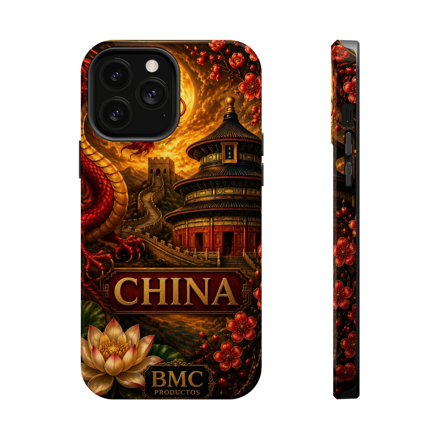 "Funda Magnética Reforzada Magnética Reforzada China – Dragones, murallas y leyendas eternas"