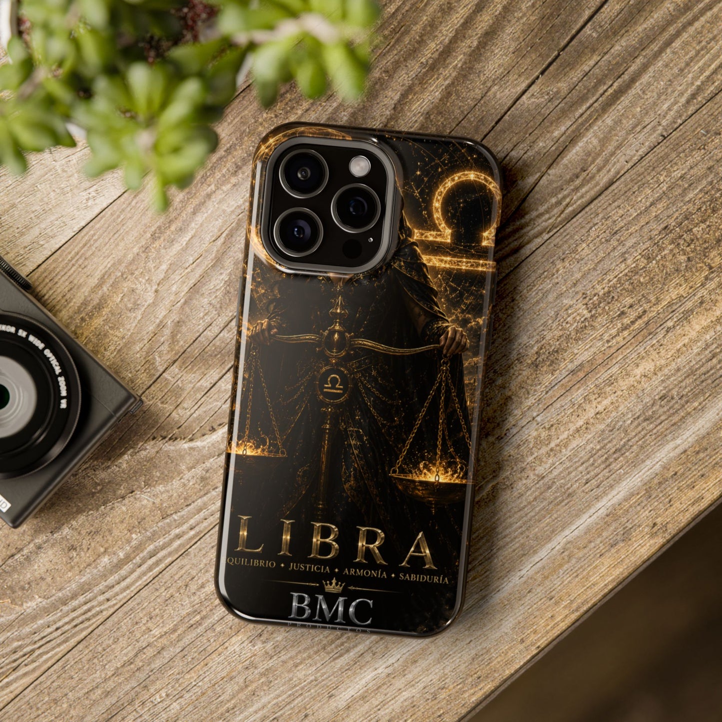 "Funda Magnética Reforzada libra– La Guardiana del Equilibrio"