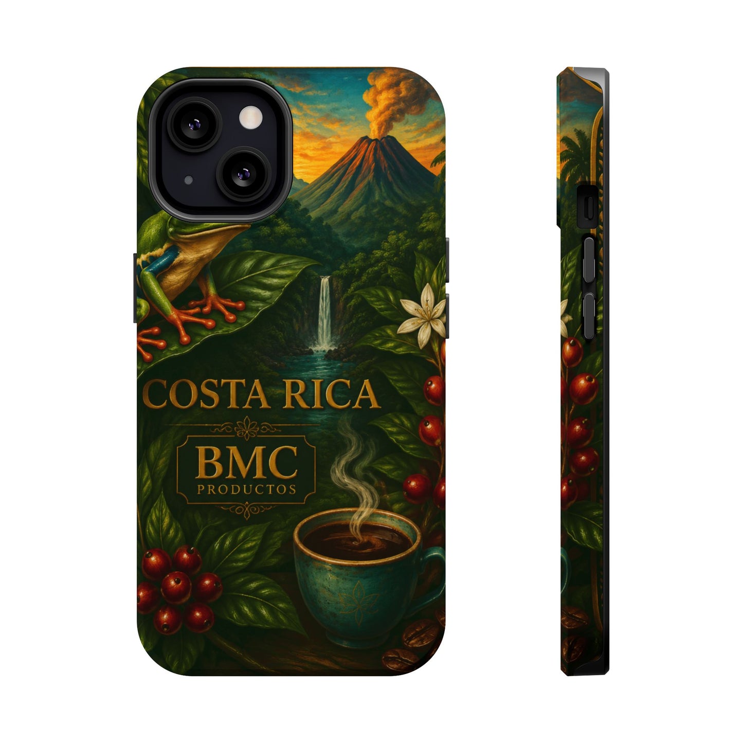 "Funda Magnética Reforzada Magnética Reforzada Costa Rica: Pura Vida entre Volcanes y Selvas 🌋🌴🦜"