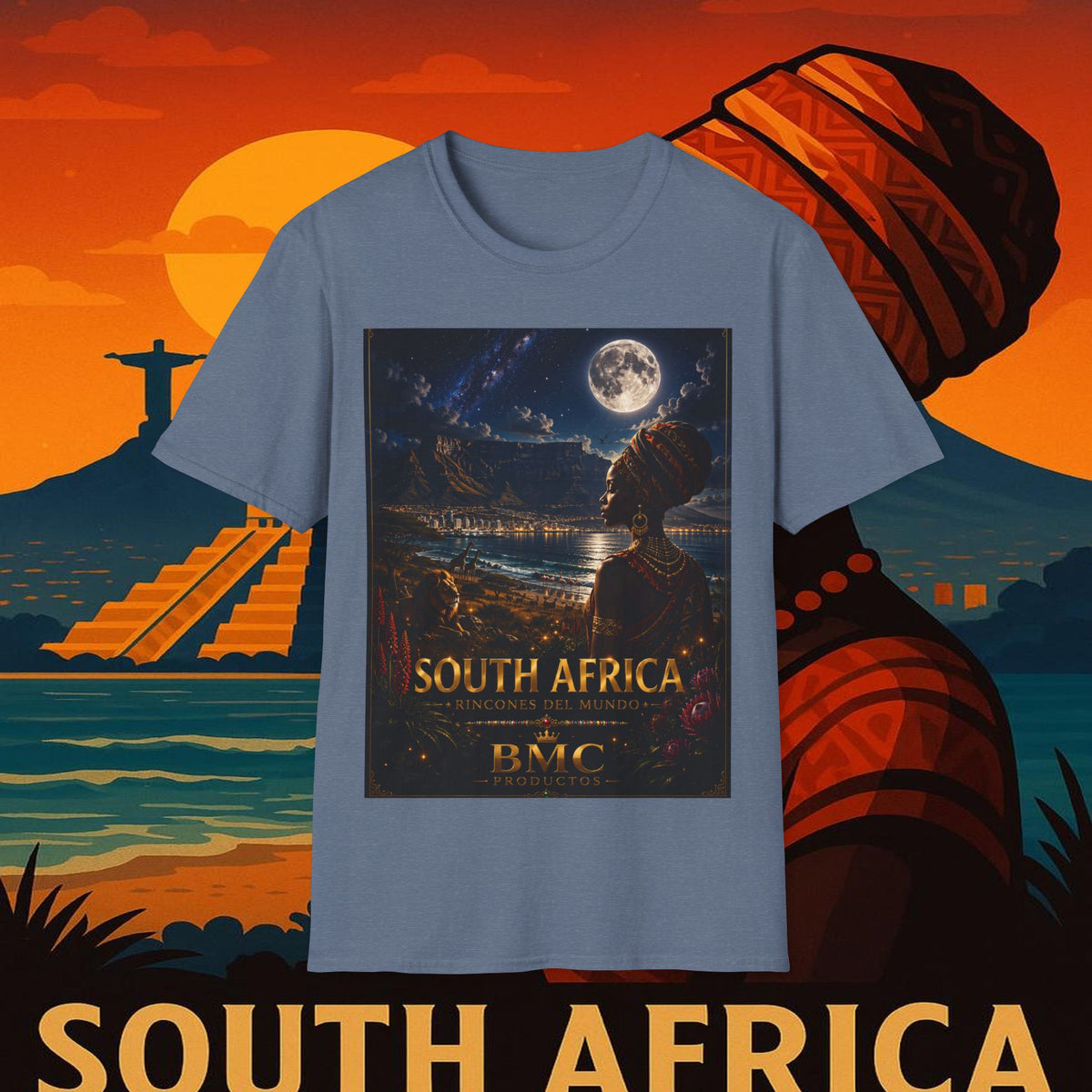 "Camiseta Sudáfrica 🌍 – Un mundo de aventuras y diversidad"