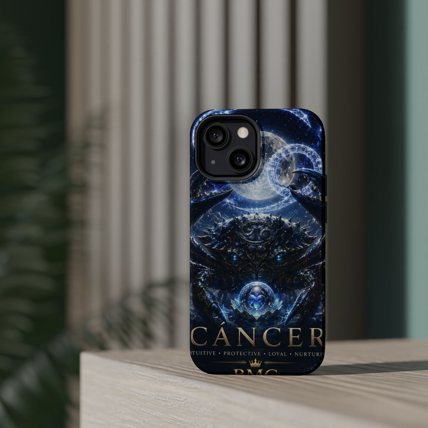 "Funda Magnética Reforzada ♋ Cáncer — Guardián de las profundidades""