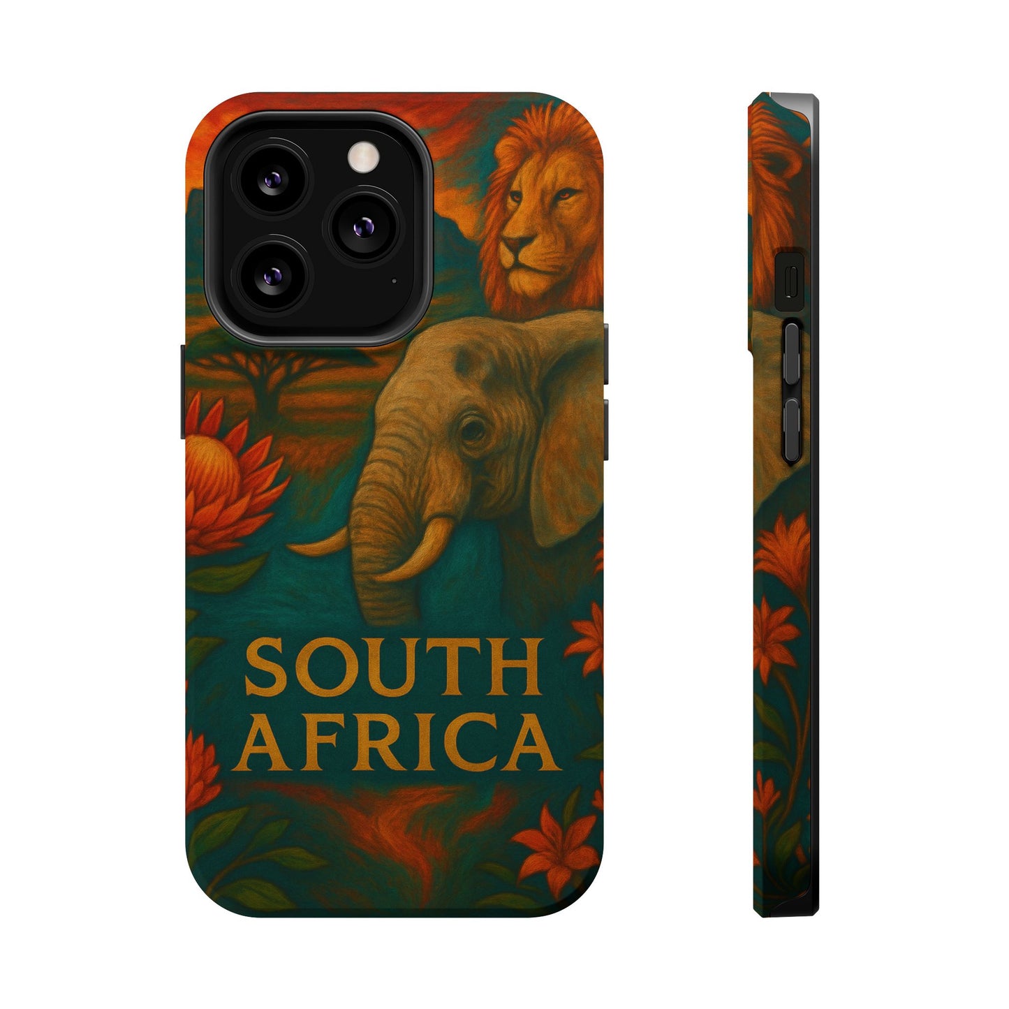 "Funda Magnética Reforzada Magnética Reforzada Sudáfrica 🌍 – Un mundo de aventuras y diversidad"
