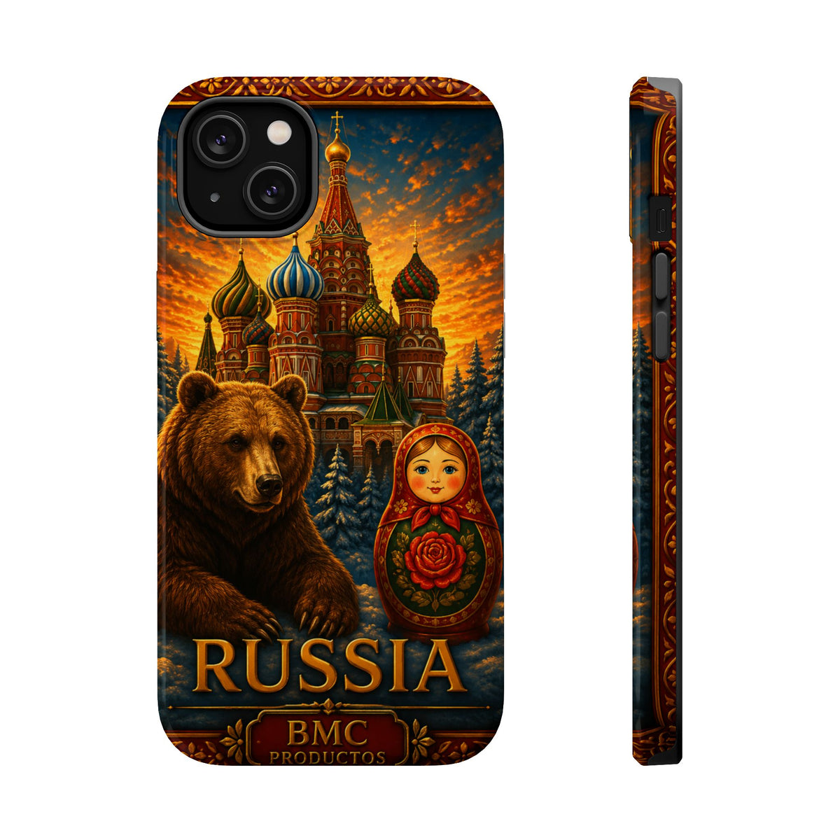 "Reinforced Magnetic Case Russia❄️ – Land of history, mystery, and grandeur"