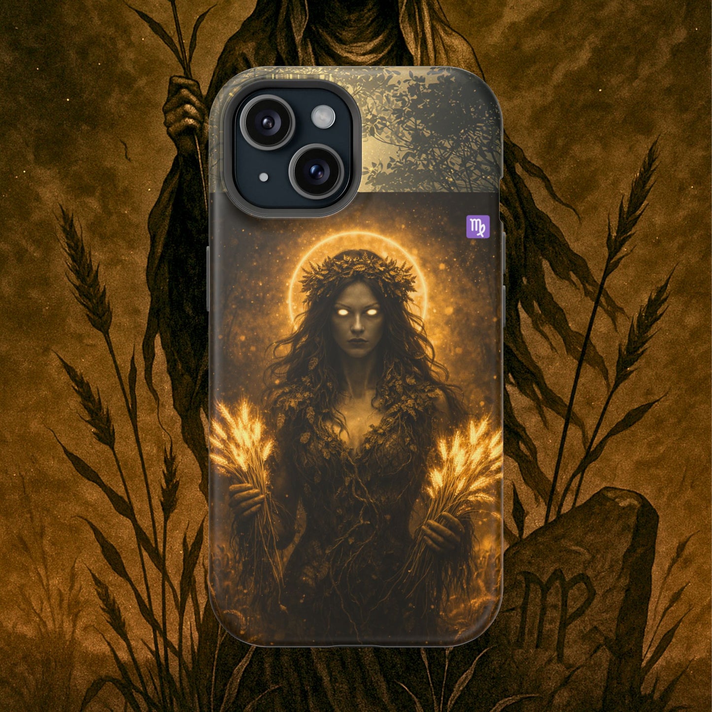 "Funda Magnética Reforzada ♍ Virgo-La Guardiana del Conocimiento"