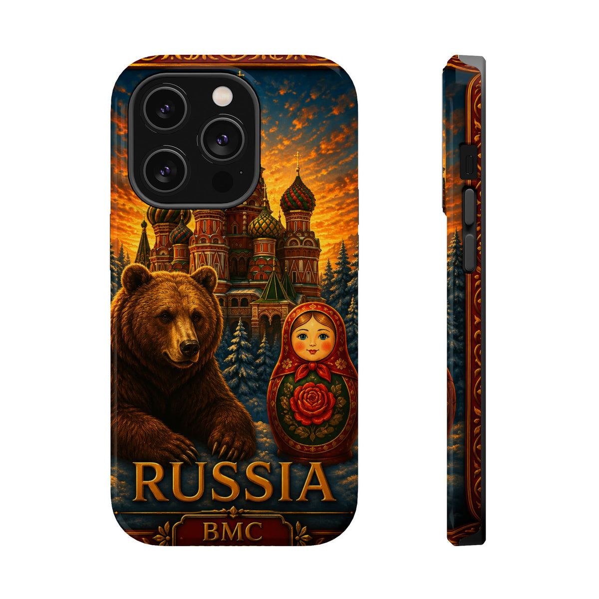 "Reinforced Magnetic Case Russia❄️ – Land of history, mystery, and grandeur"