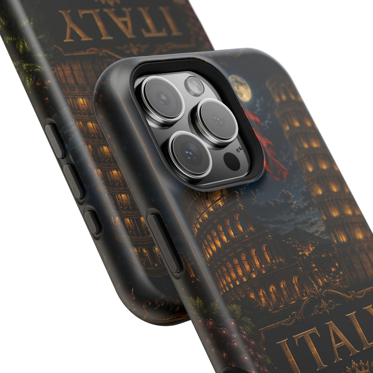 "Funda Magnética Reforzada Magnética Reforzada Italia: Arte, Pasión y Sabores Eternos 🎨🍝🏛️"