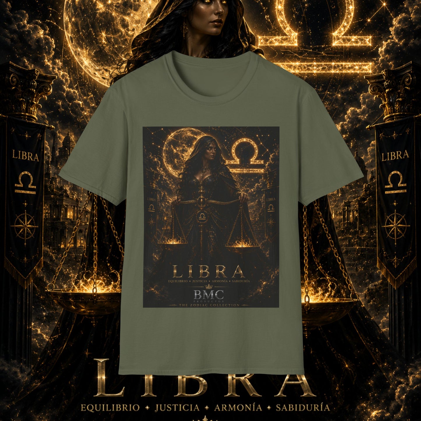 "Camiseta LIBRA – La Guardiana del Equilibrio"
