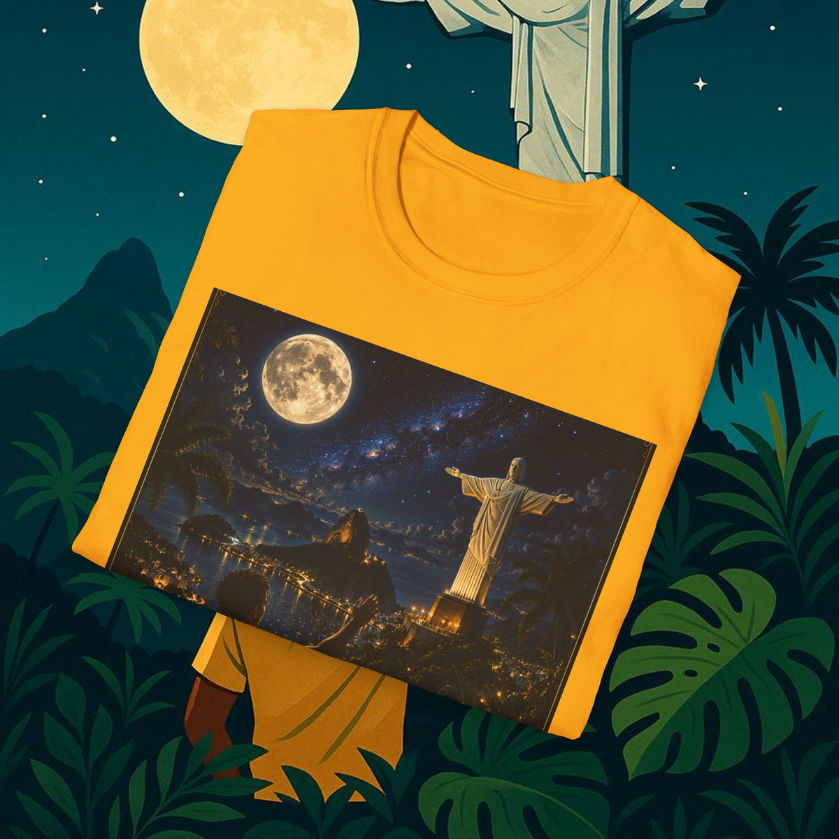 "Camiseta Brasil: Ritmo, Naturaleza y Alegría Infinita 🎶🌴🏖️"