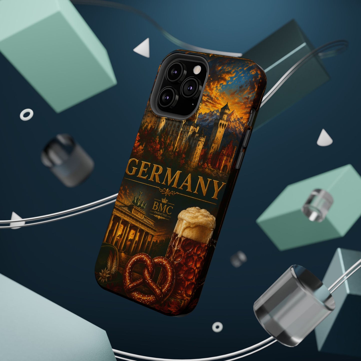 "Funda Magnética Reforzada Alemania: Fortaleza, Historia y Tradición 🎖️🏰🍺"