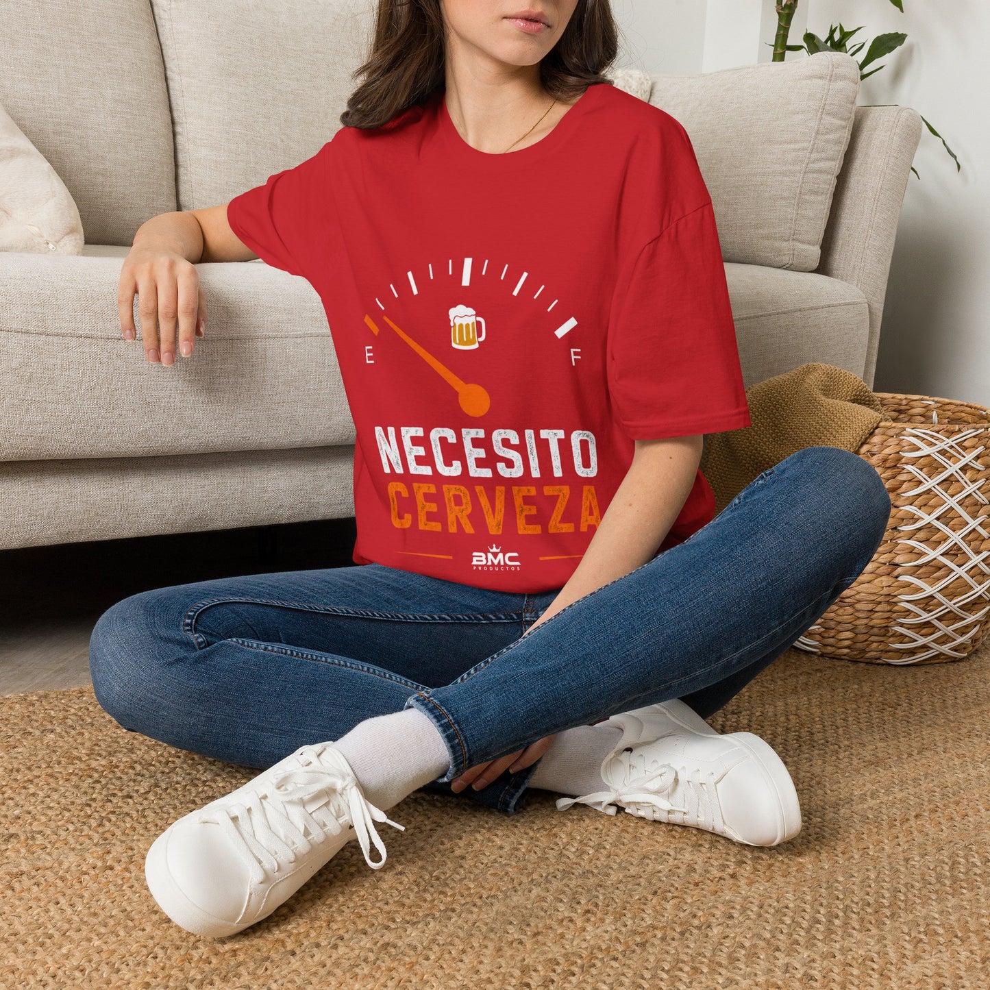 "Camiseta 🍺 Necesito Cerveza"