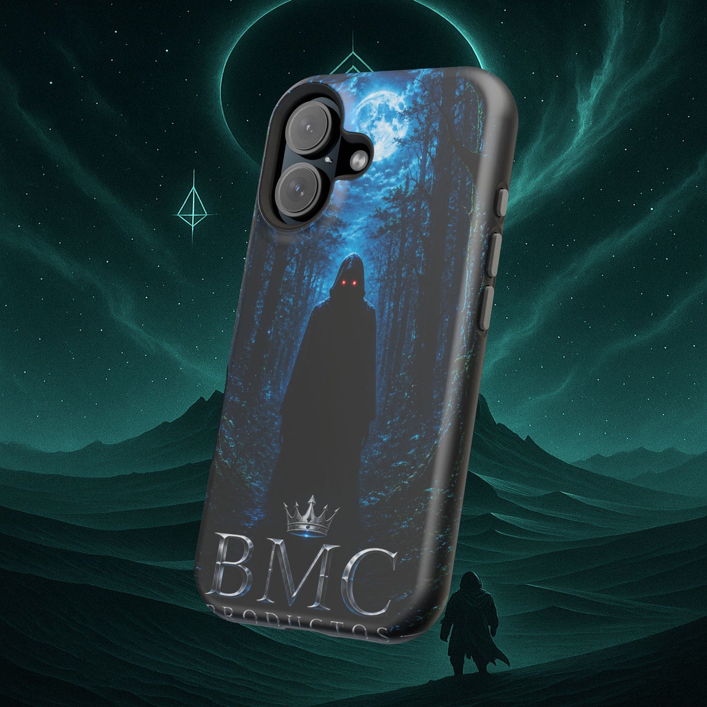 "Funda Magnética Reforzada🖤 El Vigía del Bosque Oscuro"