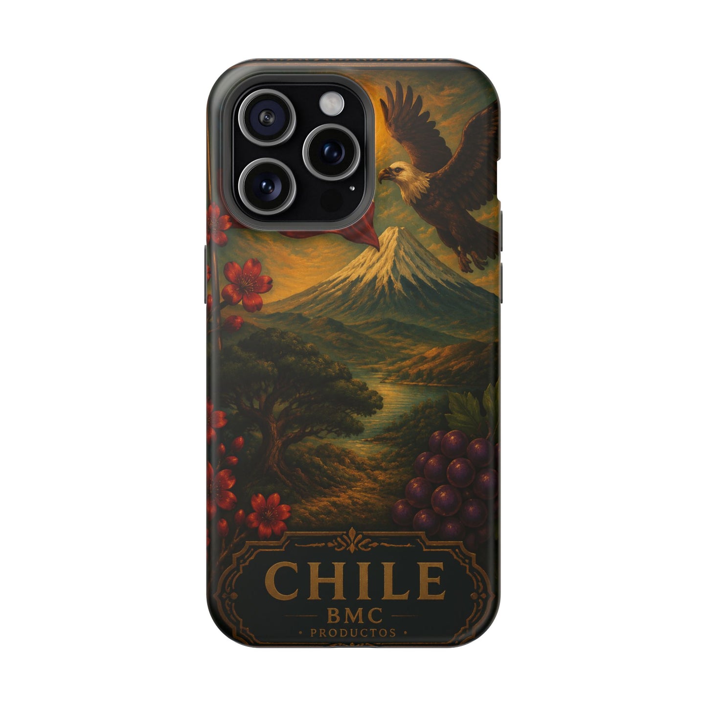 "Funda Magnética Reforzada Magnética Reforzada Chile: Naturaleza Indómita y Horizontes Eternos 🏔️🍇🏜️"