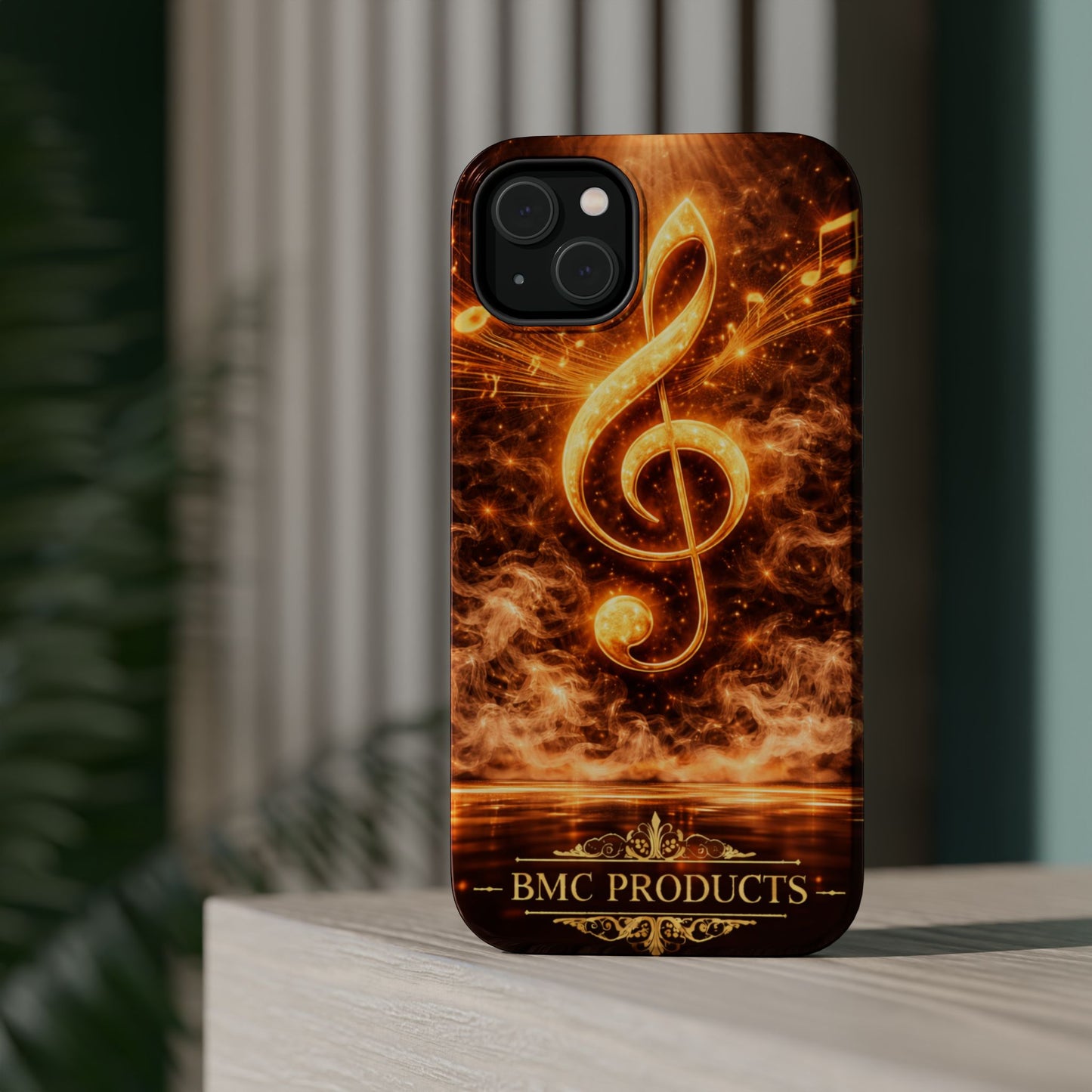 "Funda Magnética Reforzada Magnética Reforzada clave de sol 🎼🔥Donde nace una nota… nace una llama.” 🔥🎼