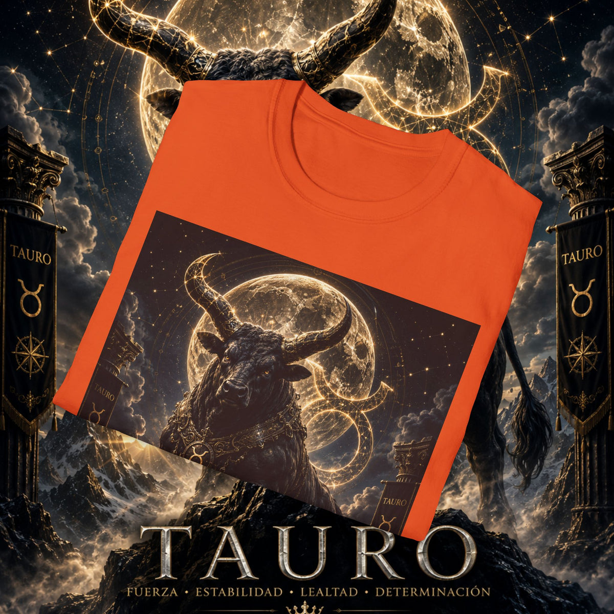 "Camiseta ♉ Tauro — Fuerza silenciosa de la tierra"