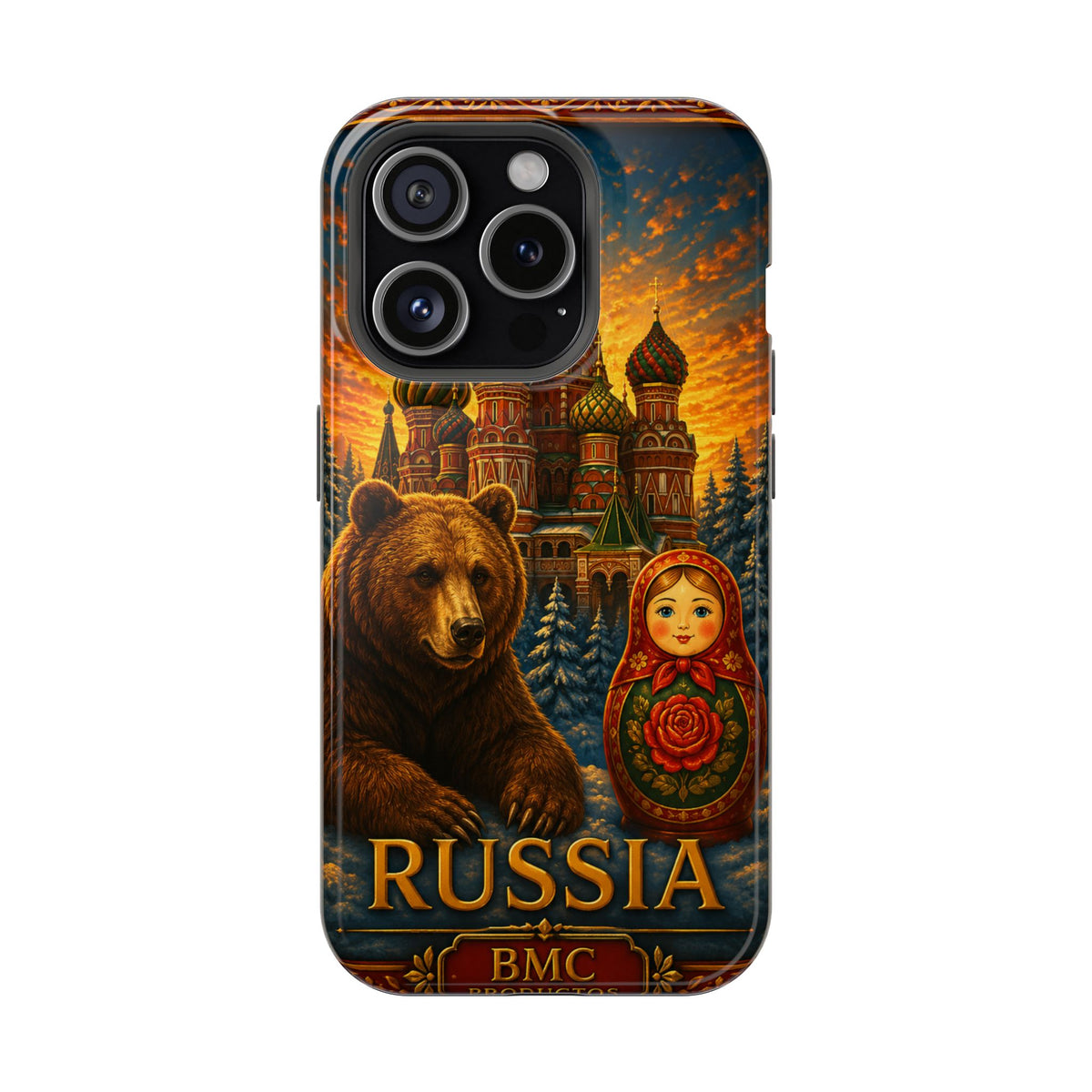 "Reinforced Magnetic Case Russia❄️ – Land of history, mystery, and grandeur"