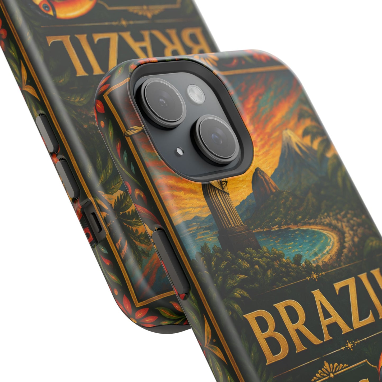 "Funda Magnética Reforzada Magnética Reforzada Brasil: Ritmo, Naturaleza y Alegría Infinita 🎶🌴🏖️"