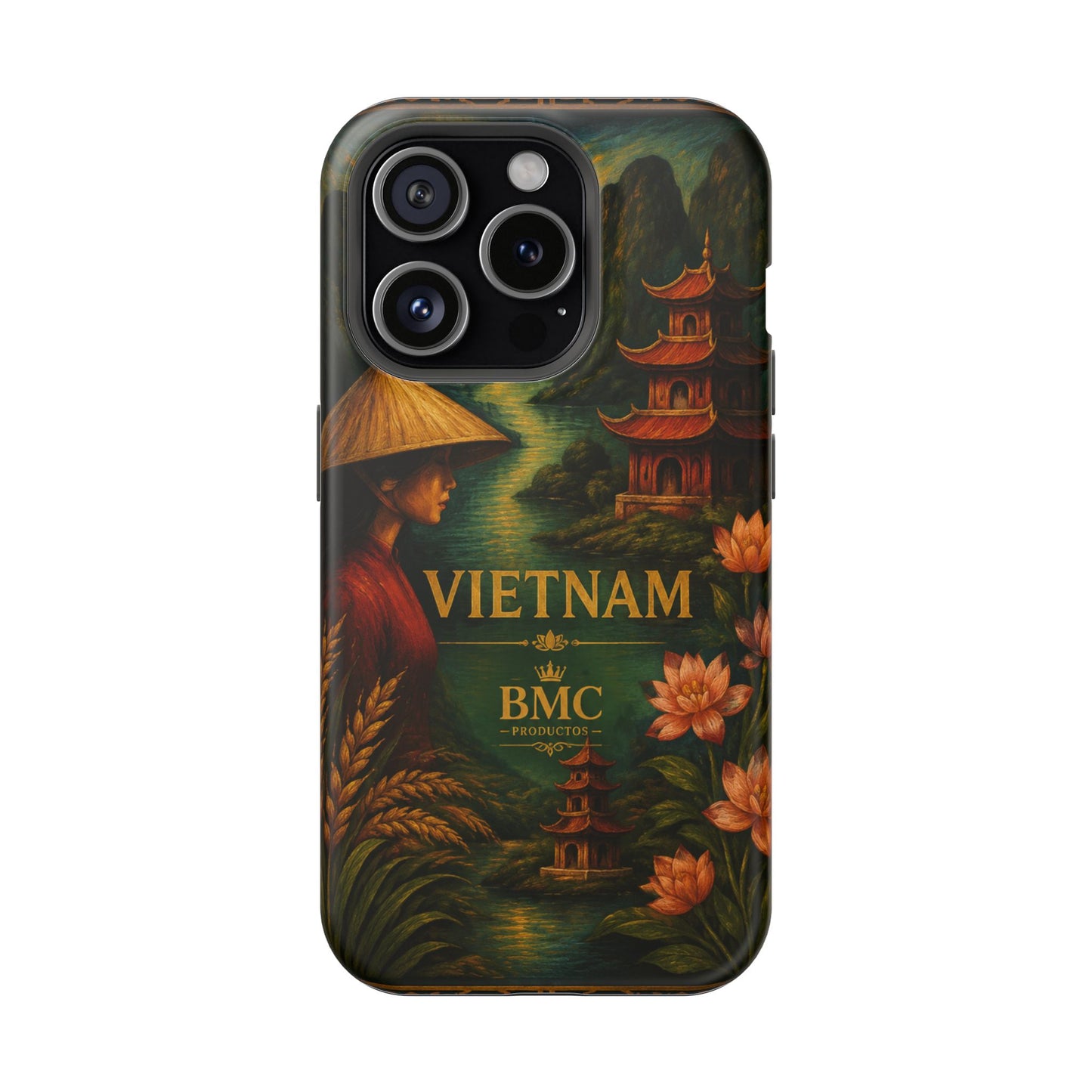"Funda Magnética Reforzada Magnética Reforzada  Vietnam: Tradición, Naturaleza y Leyendas Ancestrales 🎋🏯🐉"