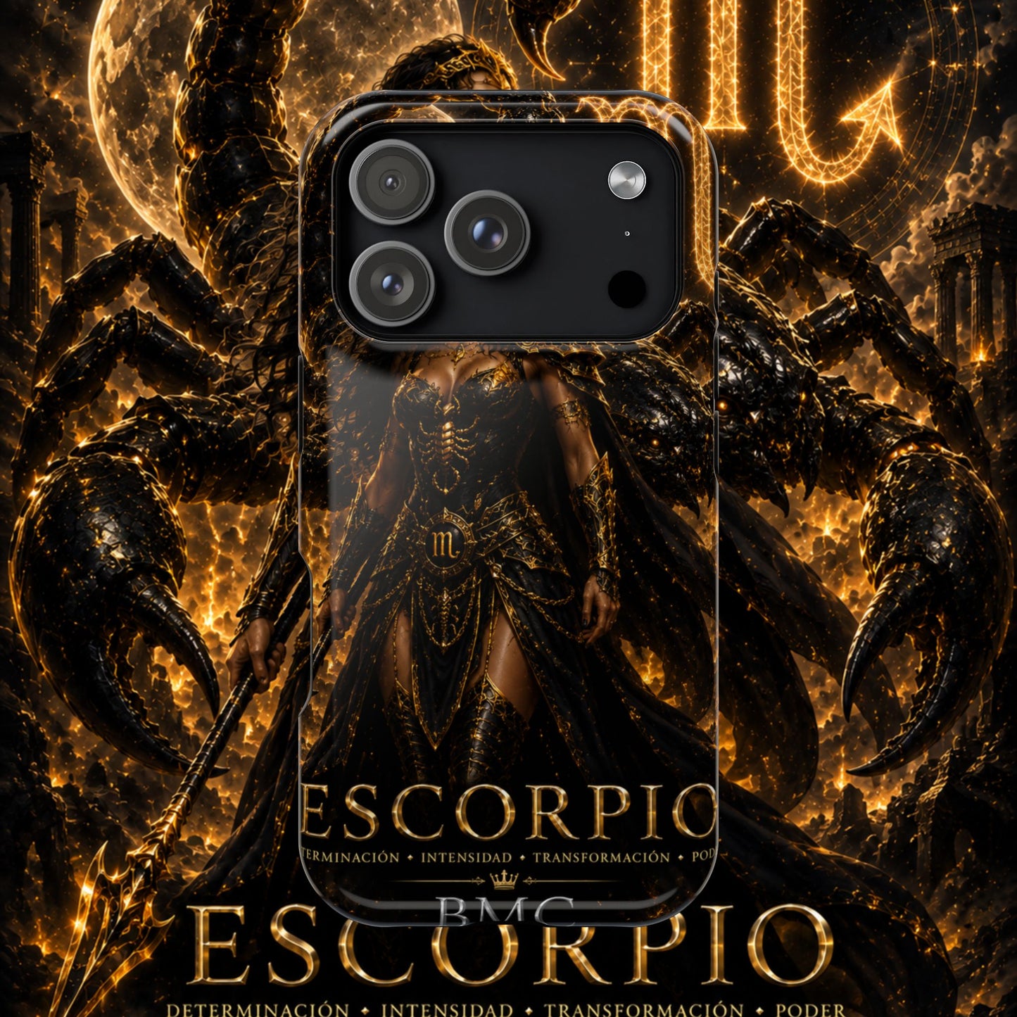 "Funda Magnética Reforzada ESCORPIO M –La Vigilante de las Sombras"