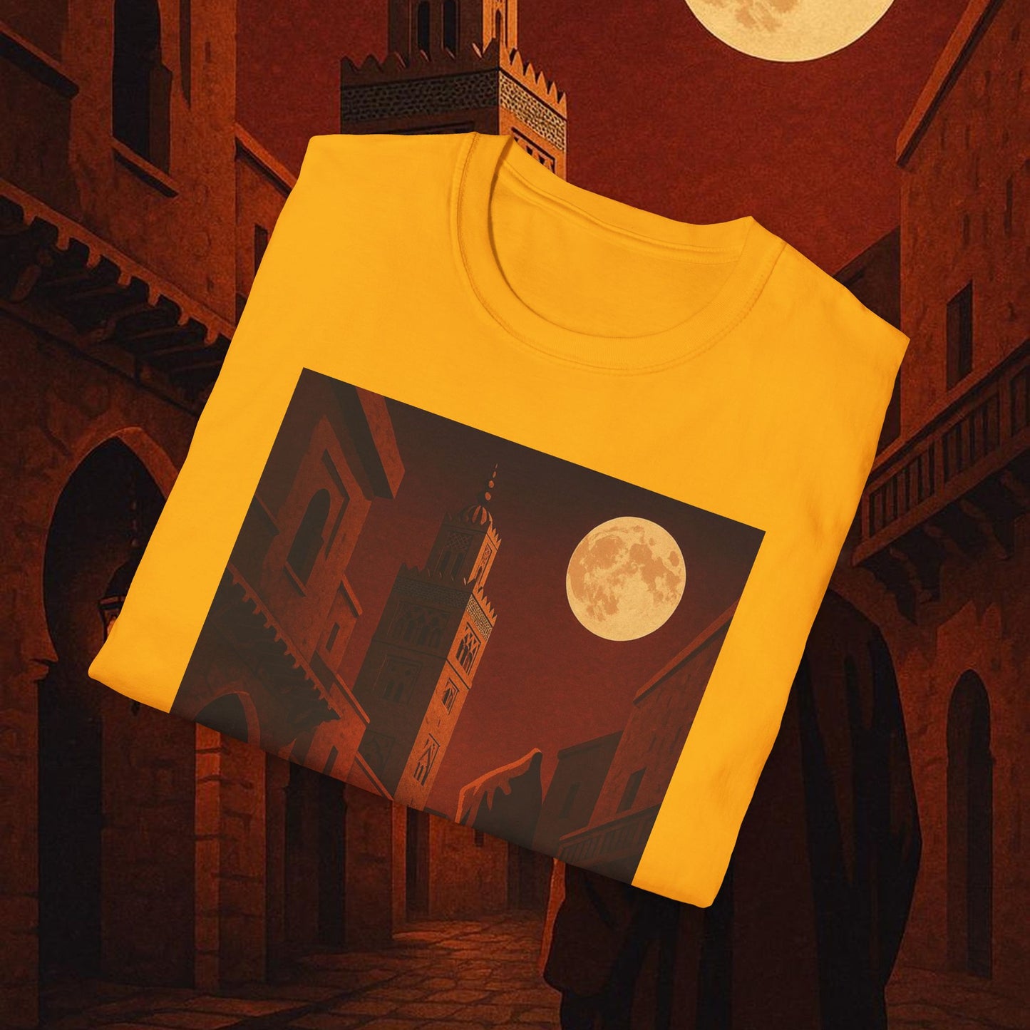 "Camiseta  Marruecos: Magia del Desierto y Ciudades de Mil Colores 🐪🏜️🕌"