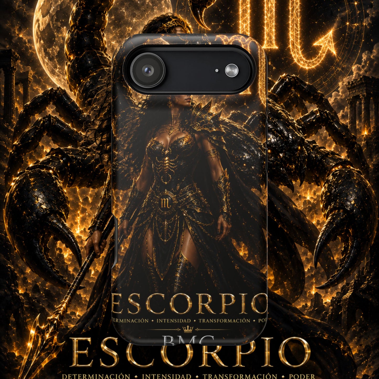 "Funda Magnética Reforzada ESCORPIO M –La Vigilante de las Sombras"