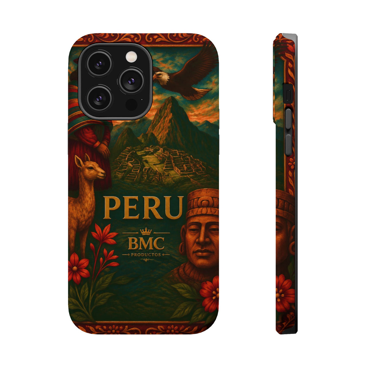 "Peru: Mysticism, History, and Eternal Wonders Reinforced Magnetic Case 🏔️🦙🛕"