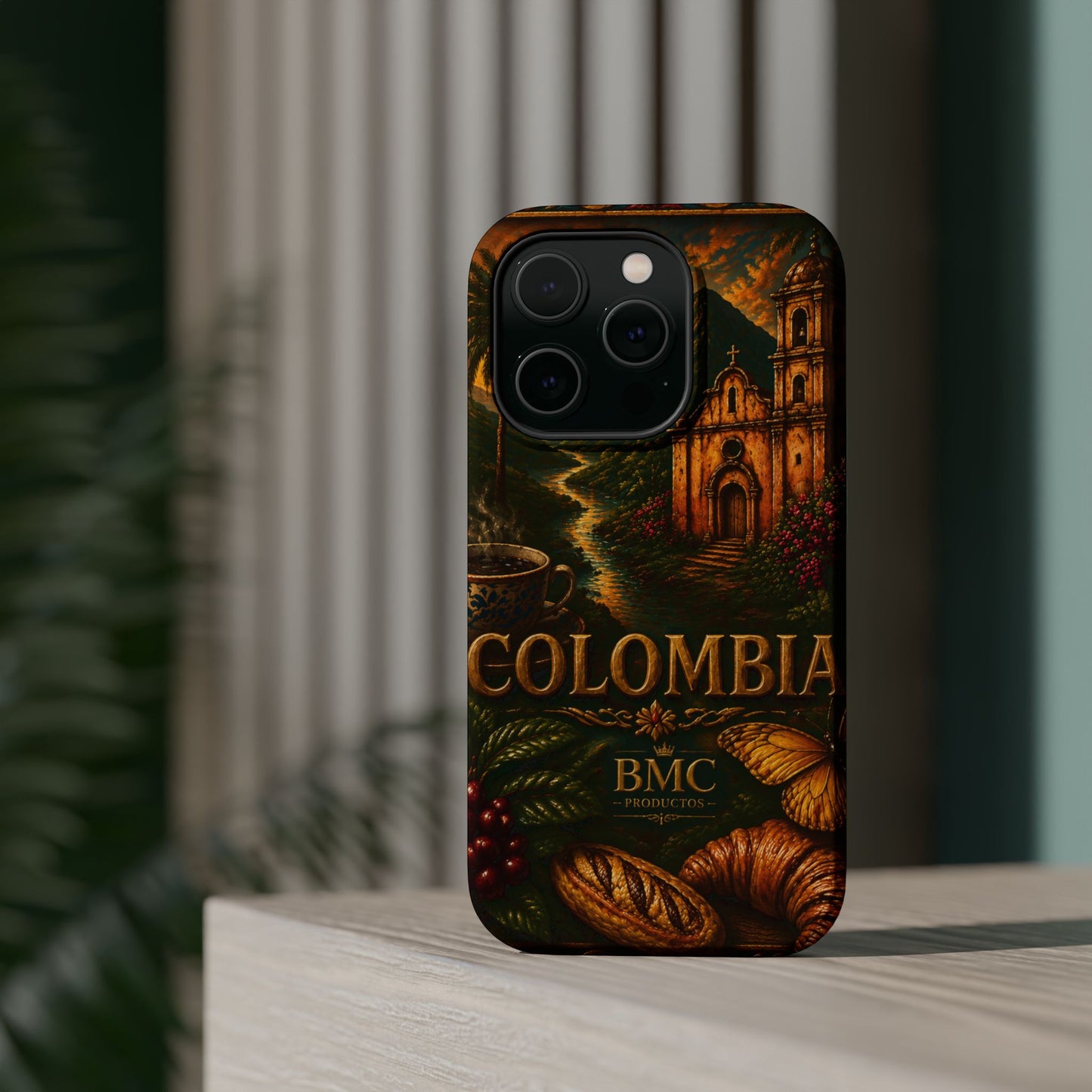 "Funda Magnética Reforzada Colombia: Magia de Colores, Café y Tradición ☕🎨🌄"