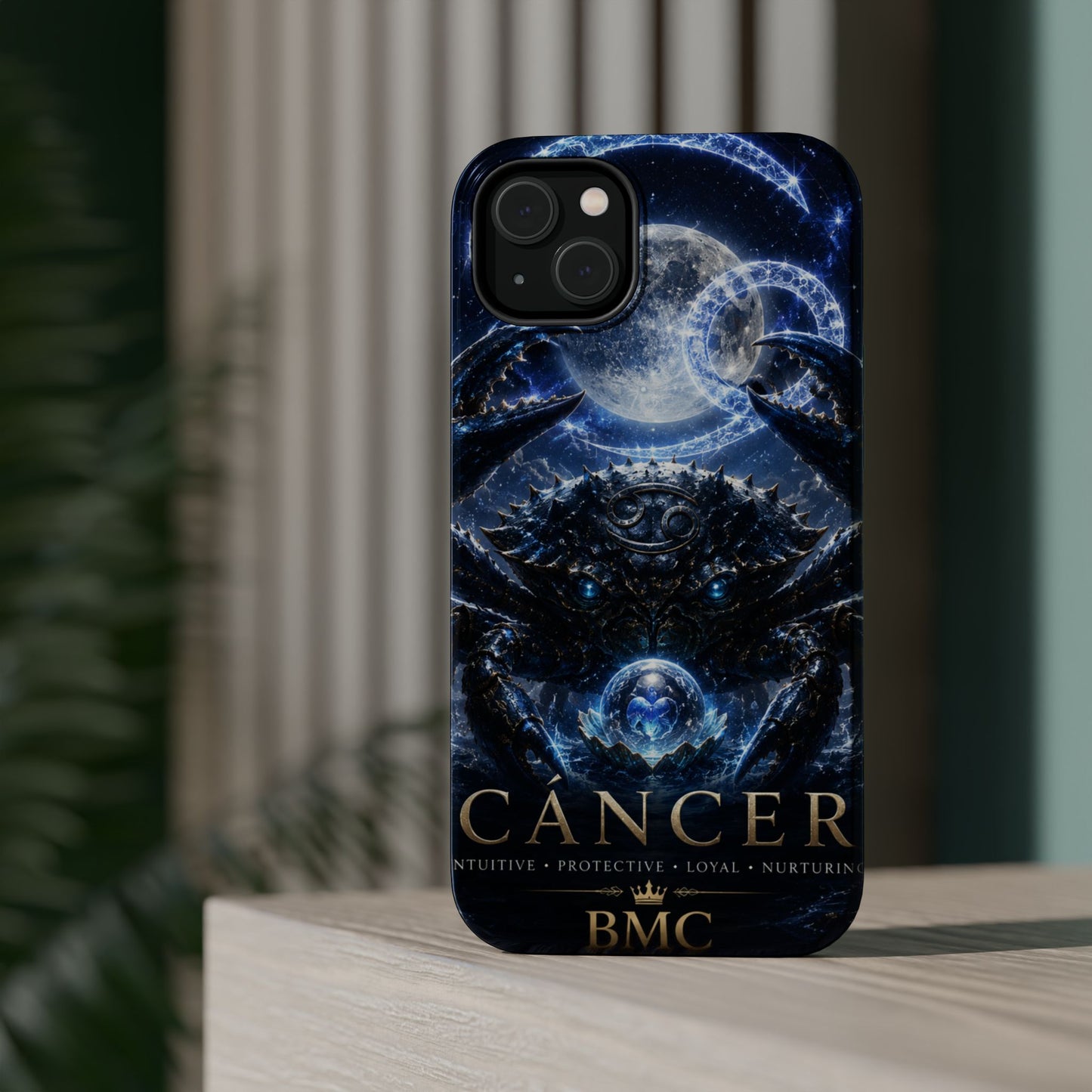 "Funda Magnética Reforzada ♋ Cáncer — Guardián de las profundidades""