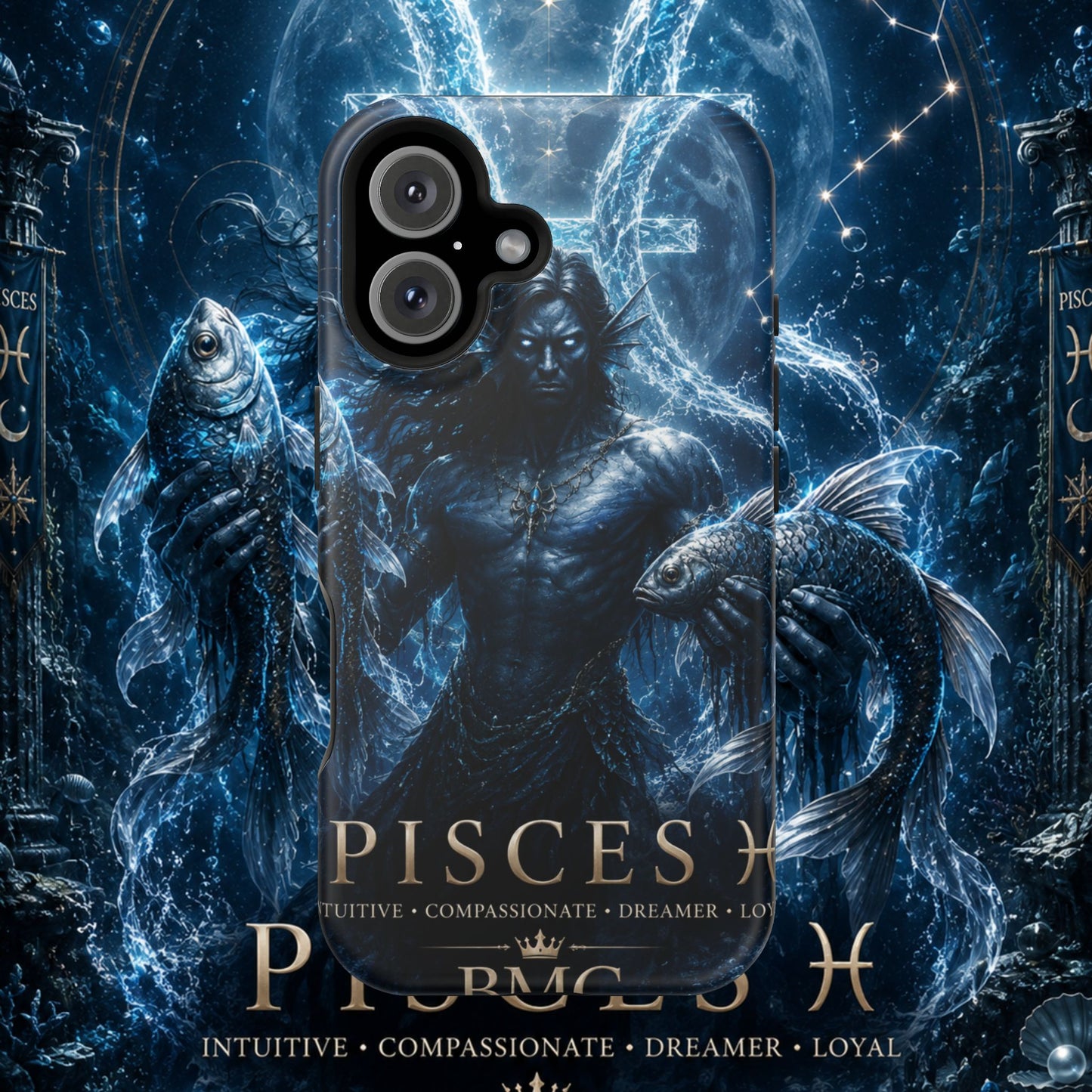 "Funda Magnética Reforzada Piscis — El Guardián de las Profundidades"