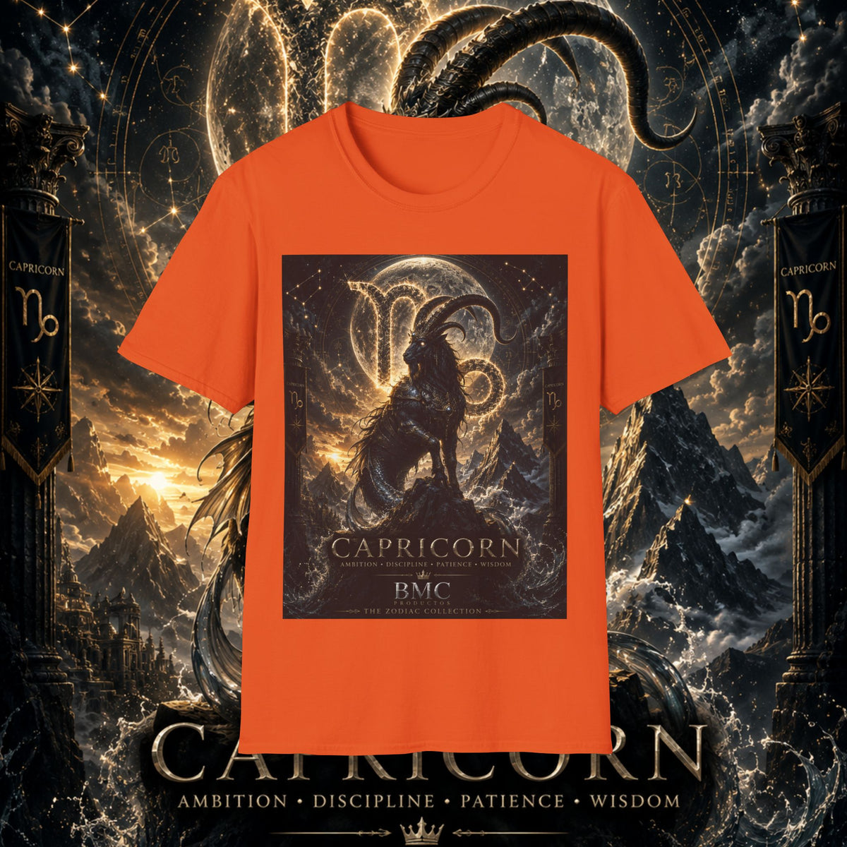 "Camiseta ♑ Capricornio – El Guardián de las Cumbres"