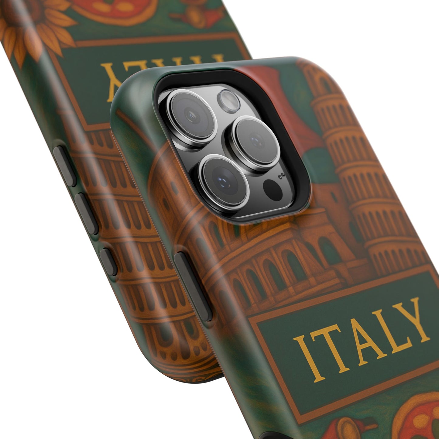 "Funda Magnética Reforzada Magnética Reforzada Italia: Arte, Pasión y Sabores Eternos 🎨🍝🏛️"