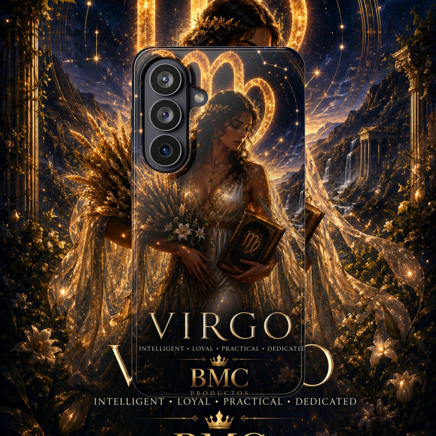 "Funda Magnética Reforzada ♍ Virgo-La Guardiana del Conocimiento"
