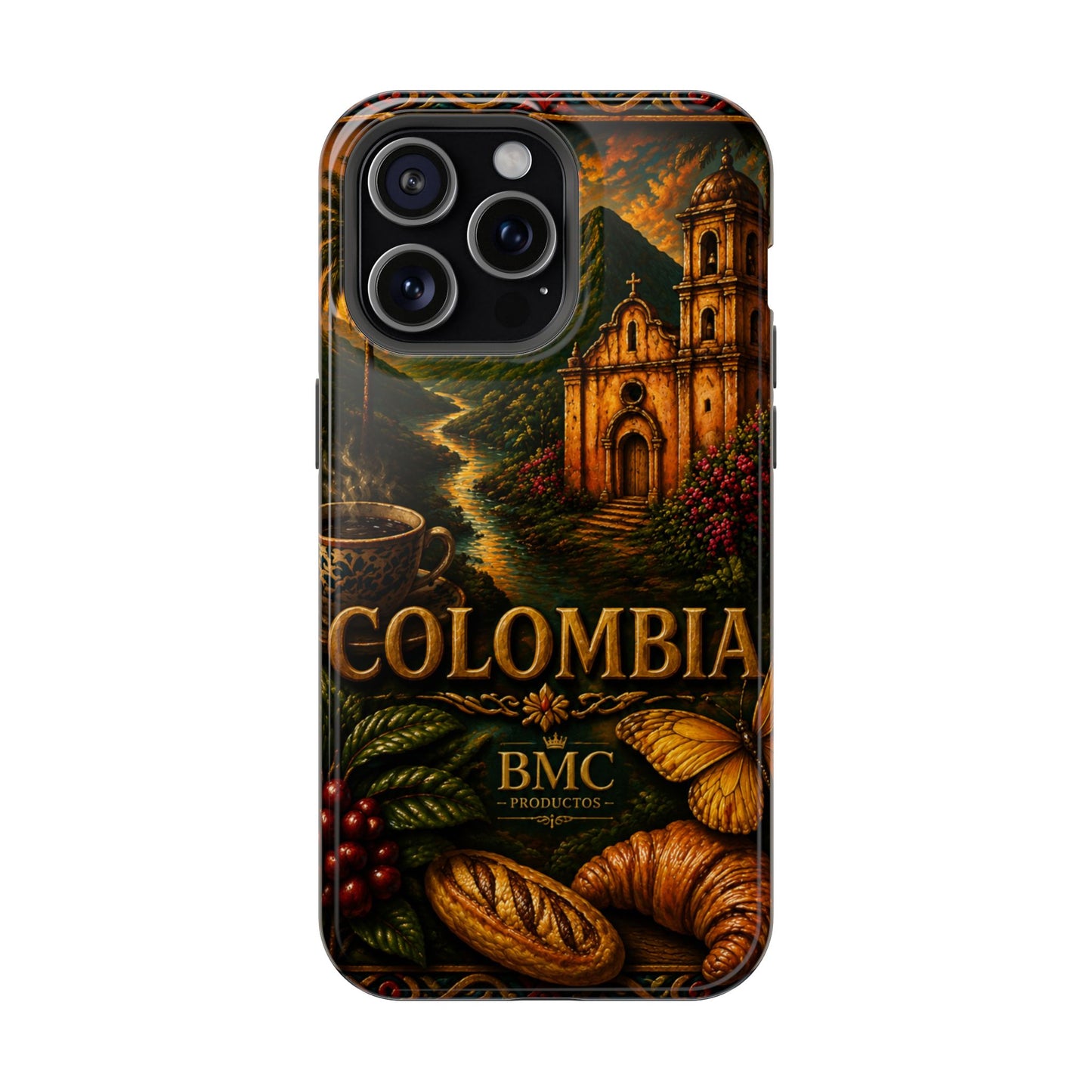 "Funda Magnética Reforzada Colombia: Magia de Colores, Café y Tradición ☕🎨🌄"