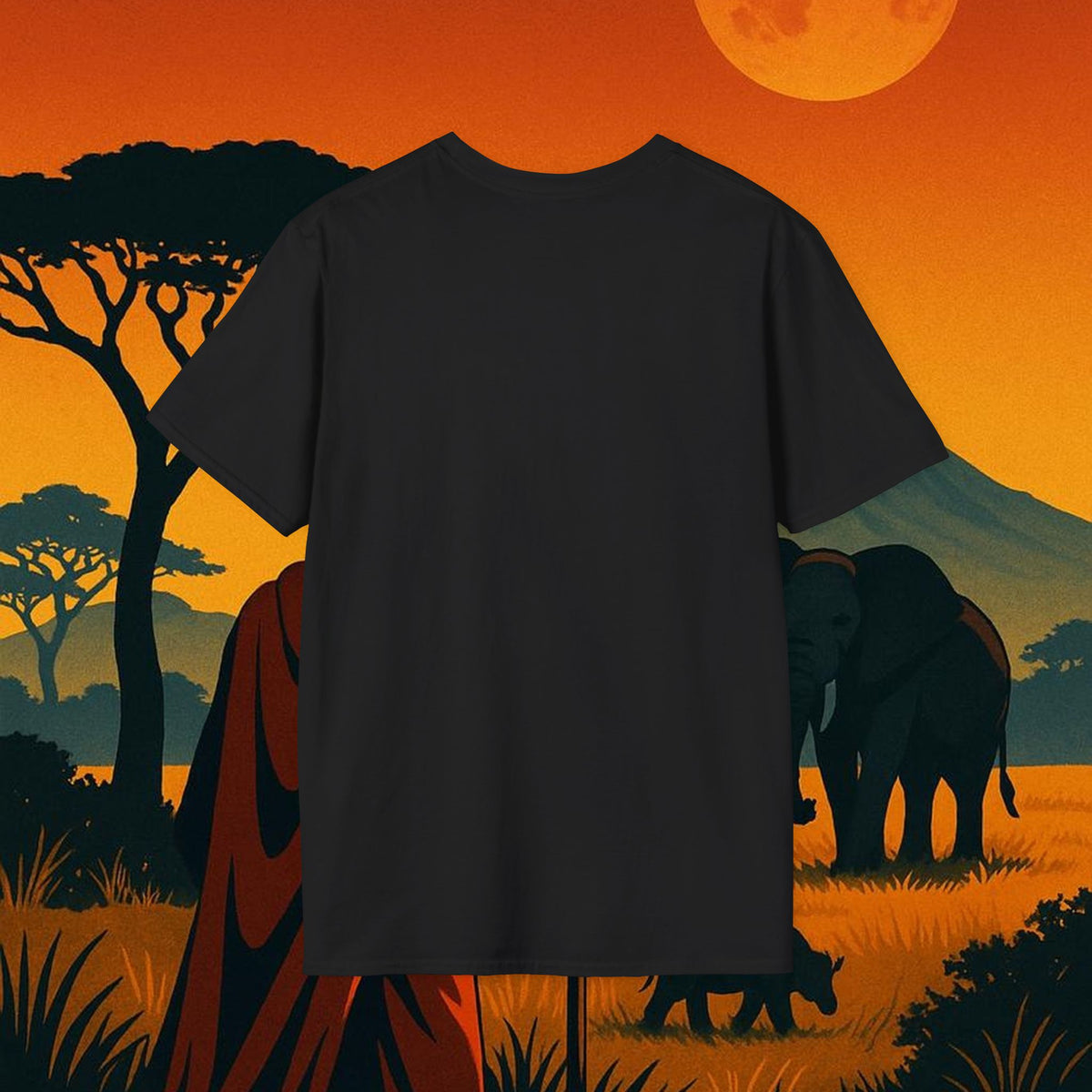 "Camiseta Kenia: Aventura Salvaje y Tierra de Horizontes Infinitos 🦁🌄🏕️"