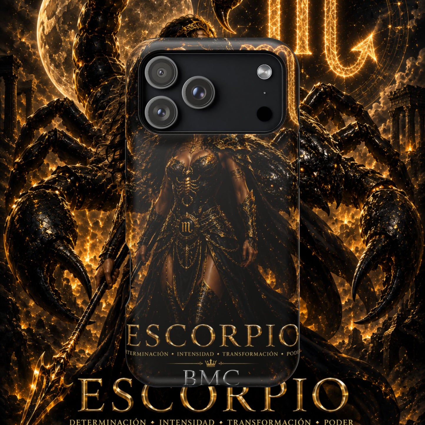 "Funda Magnética Reforzada ESCORPIO M –La Vigilante de las Sombras"