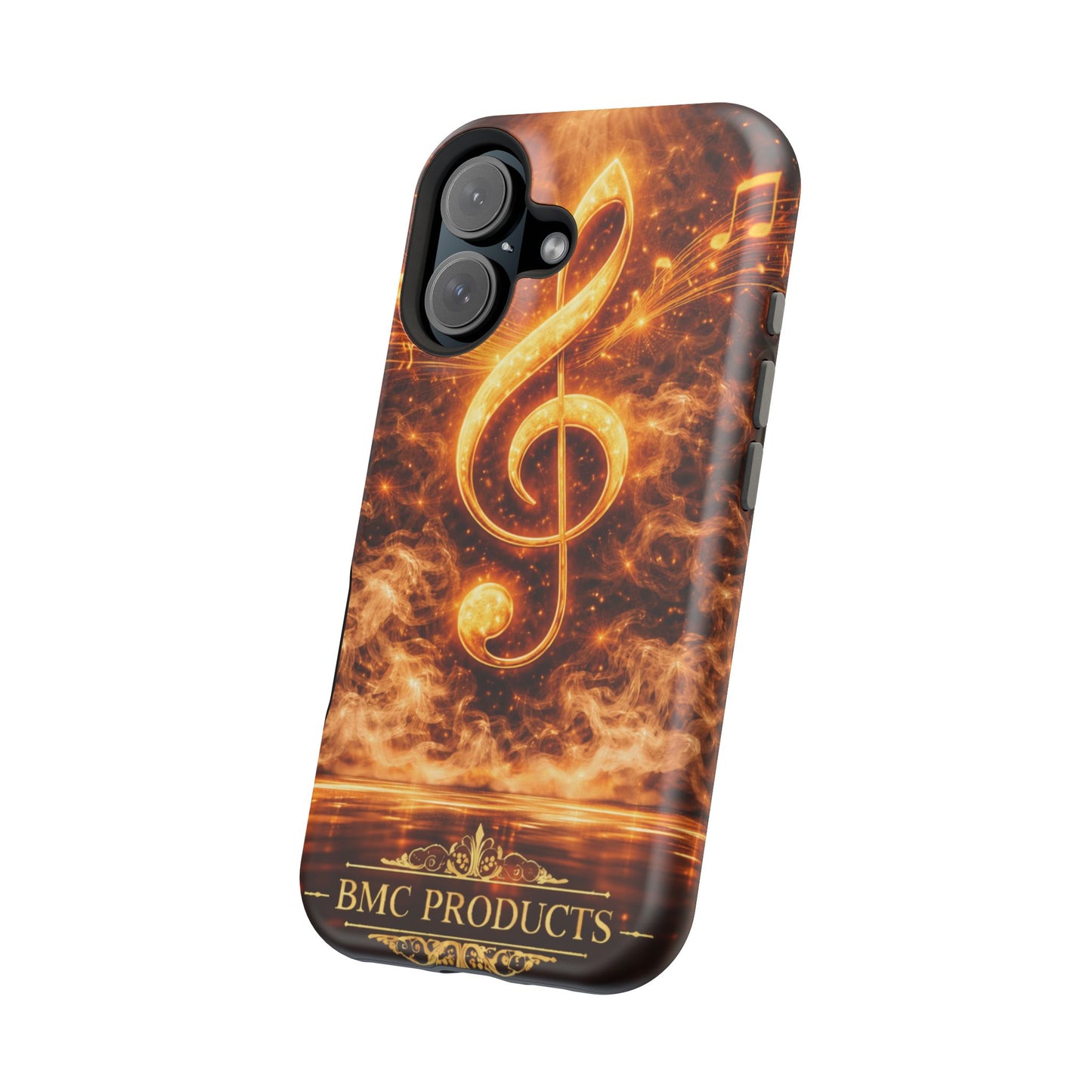 "Funda Magnética Reforzada Magnética Reforzada clave de sol 🎼🔥Donde nace una nota… nace una llama.” 🔥🎼