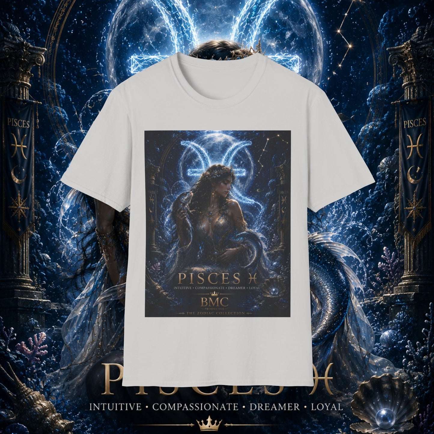 "Camiseta Piscis M — La Guardiana de las Profundidades"