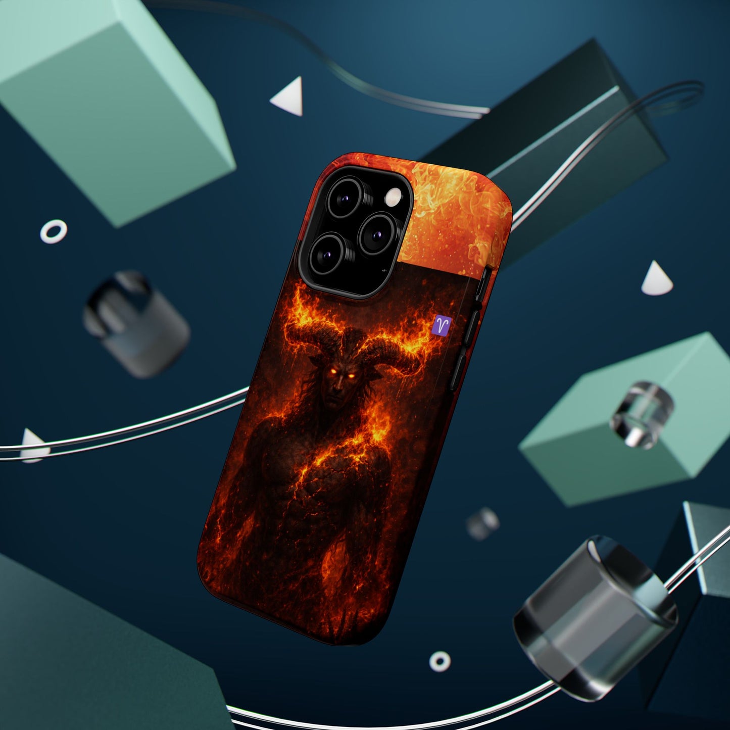 "Funda Magnética Reforzada ♈ Aries — Espíritu de fuego"