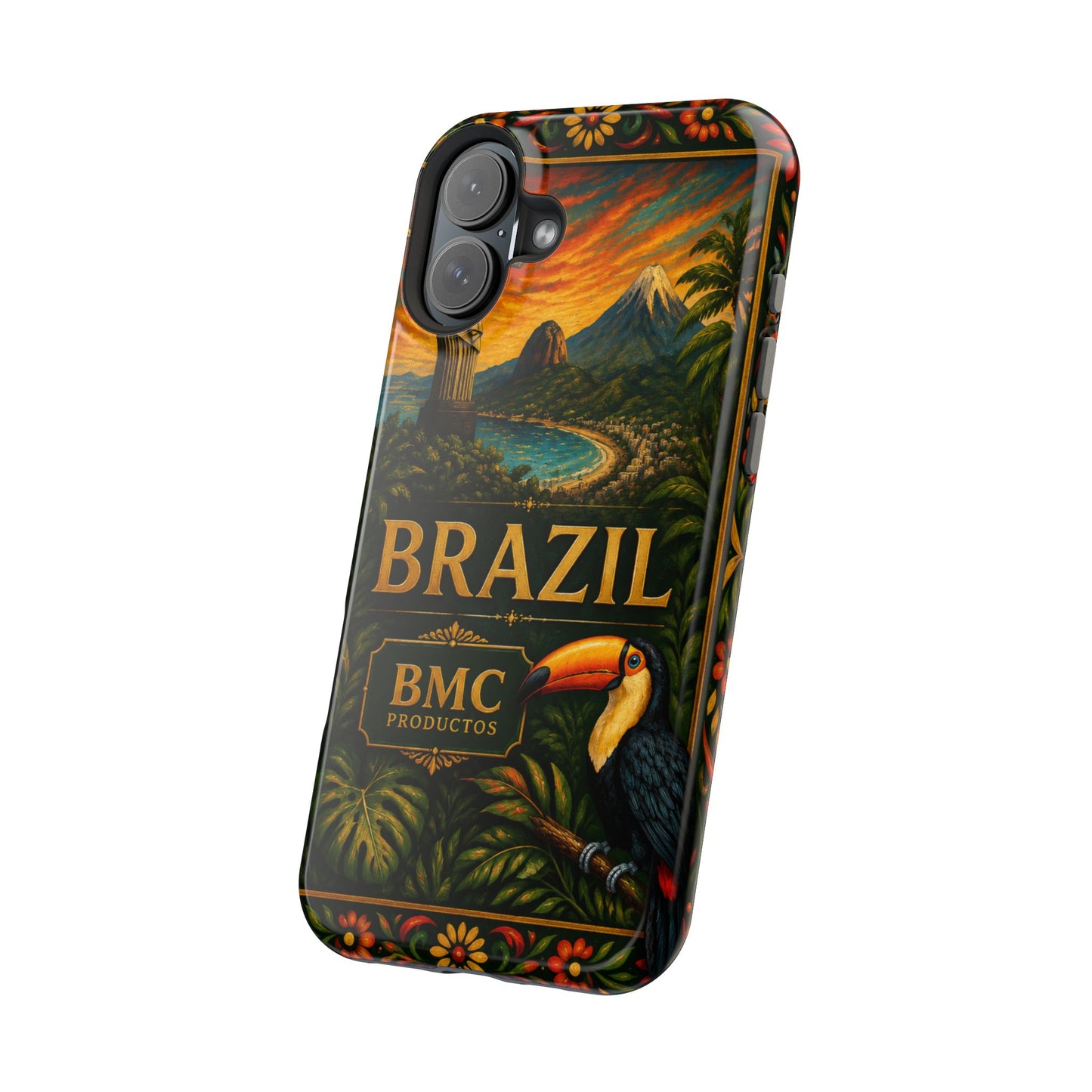 "Funda Magnética Reforzada Magnética Reforzada Brasil: Ritmo, Naturaleza y Alegría Infinita 🎶🌴🏖️"