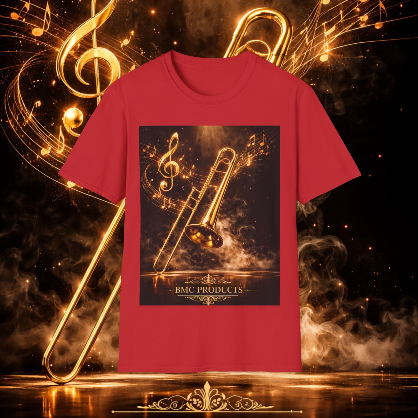 "Camiseta Trombón 🎷🔥No todos los fuegos hacen ruido… algunos tocan el alma.” 🔥🎷