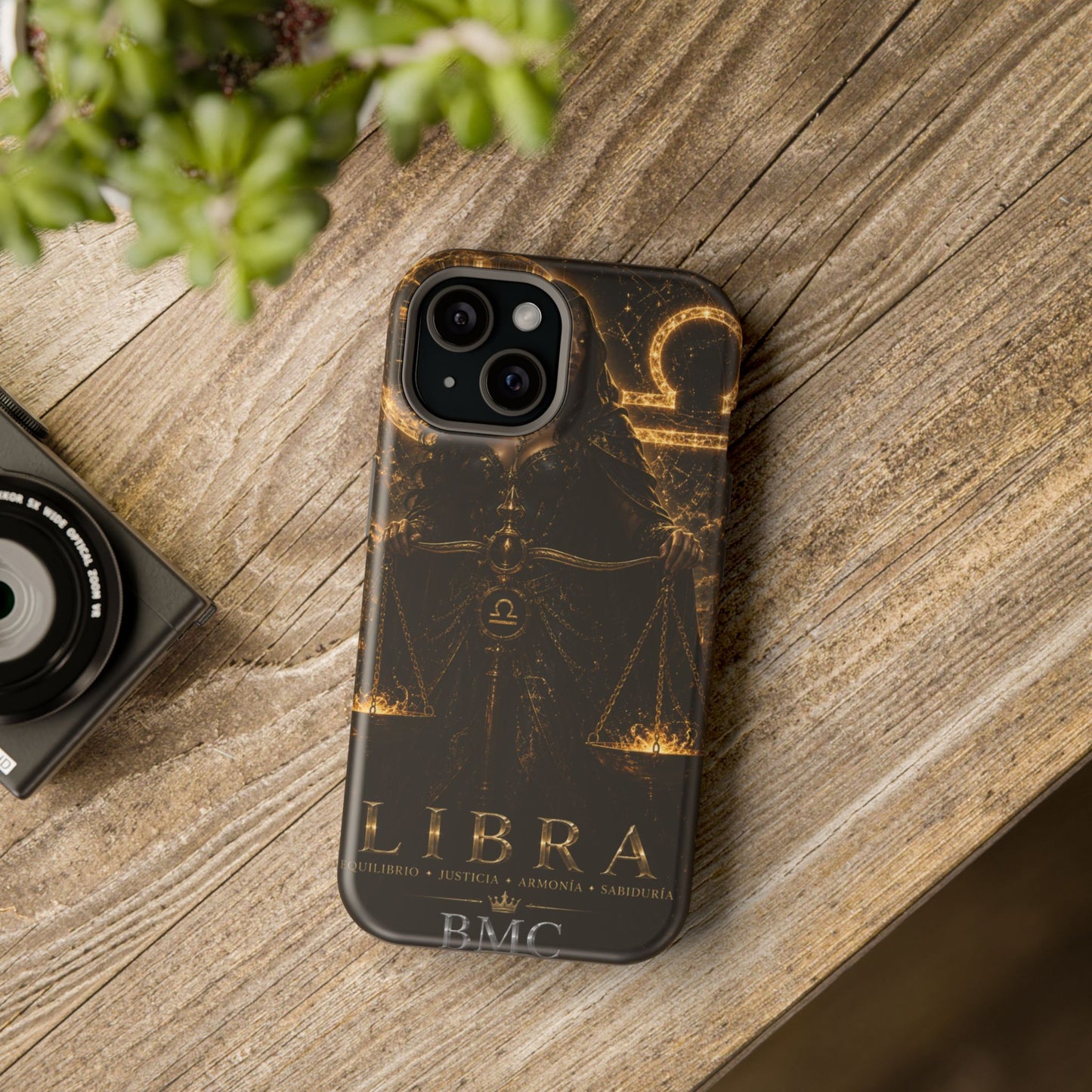 "Funda Magnética Reforzada libra– La Guardiana del Equilibrio"